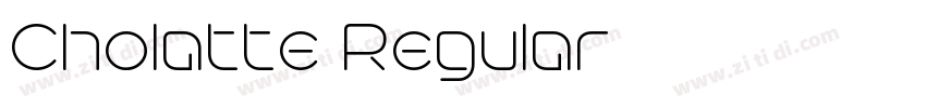Cholatte Regular字体转换 Cholatte Regular字体转换